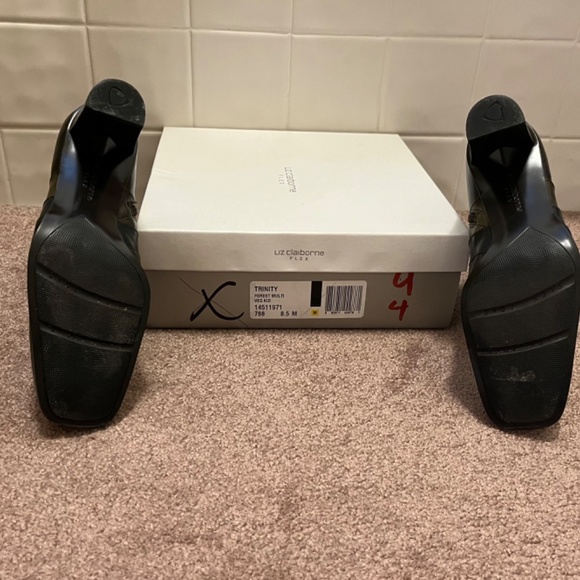 Y2K Liz Claiborne Trinity Flex Boots, Forest Brown Multi Leather - Picture 7 of 11